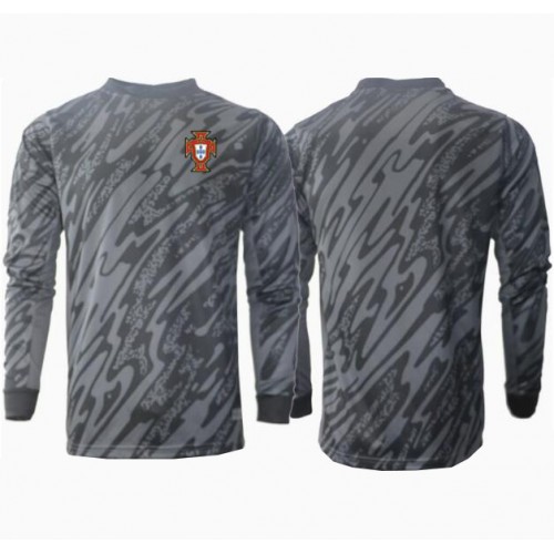 Maglia Calcio Portogallo Portiere Seconda Divisa Europei 2024 Manica Lunga